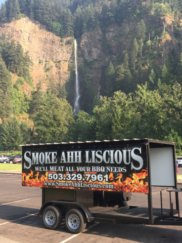 Smoke Ahh Liscious at Multnomah Falls